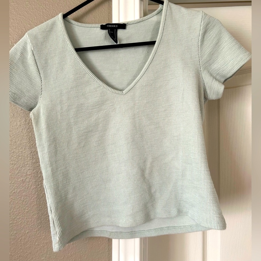 Forever 21 sea green shirt M